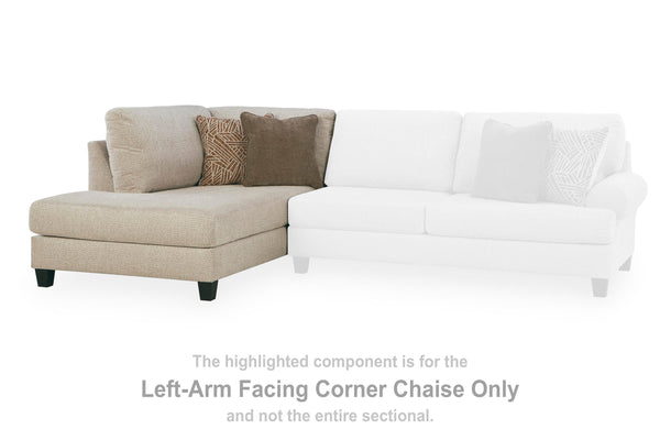 Steelwater Retreat Left-Arm Facing Corner Chaise