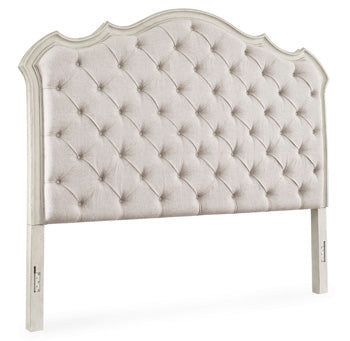 Arlendyne King Upholstered Footboard with Roll Slats