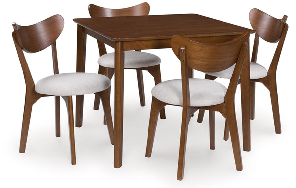 Fraddoni Dining Table and 4 Chairs (Set of 5)