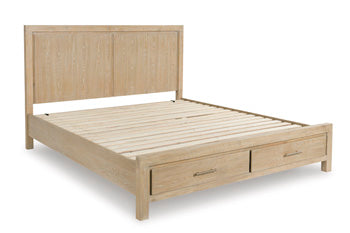 Yalinton King Storage Footboard with Roll Slats