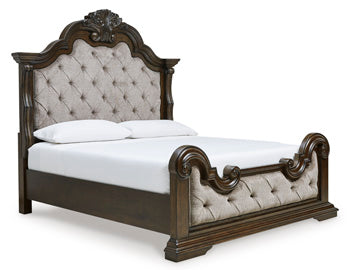 Maylee King/California King Upholstered Panel Footboard with Slats