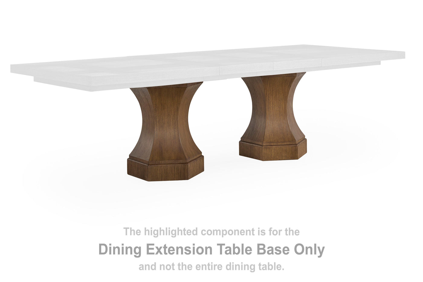 Jorlaina Dining Extension Table Base