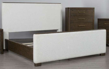 Darimore Queen Upholstered Panel footboard with Slats